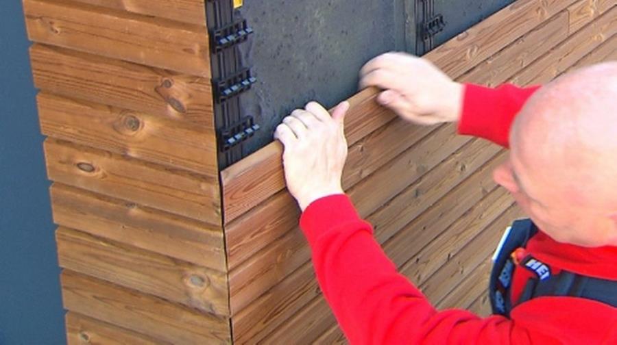 TERRAS OF GEVELBEKLEDING IN EEN HANDOMDRAAI