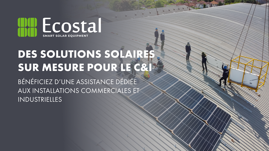 Ecostal: des solutions solaires sur mesure pour le C&I