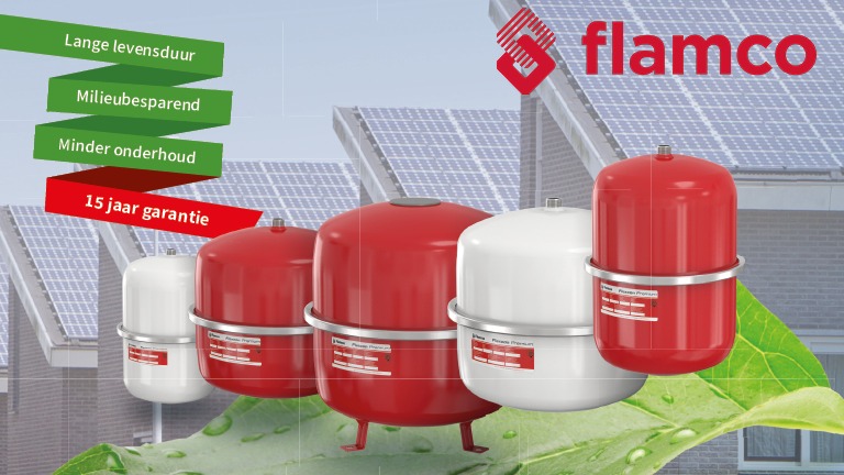 Flexcon Premium expansievaten zijn veel duurzamer