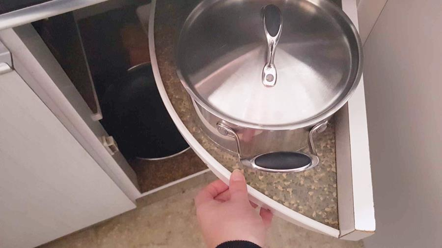 Armoires d'angle dans la cuisine: que sont les possibilités?